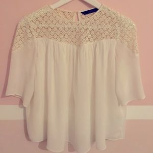 Summer top with lace